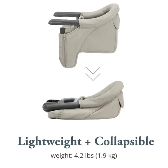 Inglesina Beige Clip-On Baby High Chair - Picture 4 of 6